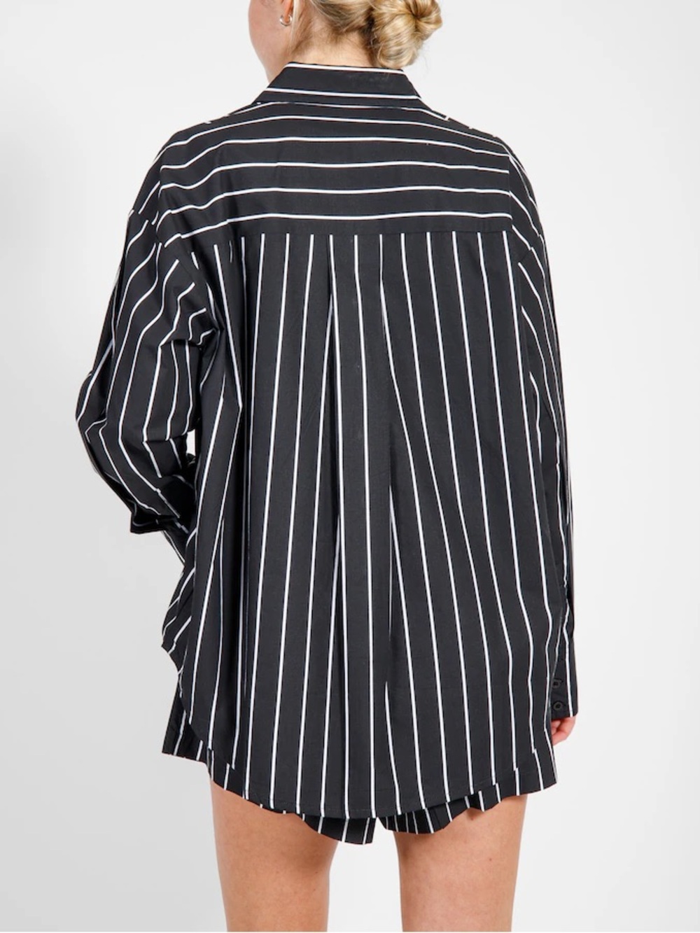 Brunette the Label Striped Button Up Shirt - Picture 2 of 9